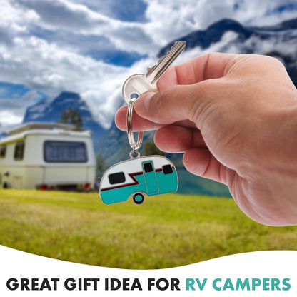 Camping World - Retro Camper Keychain