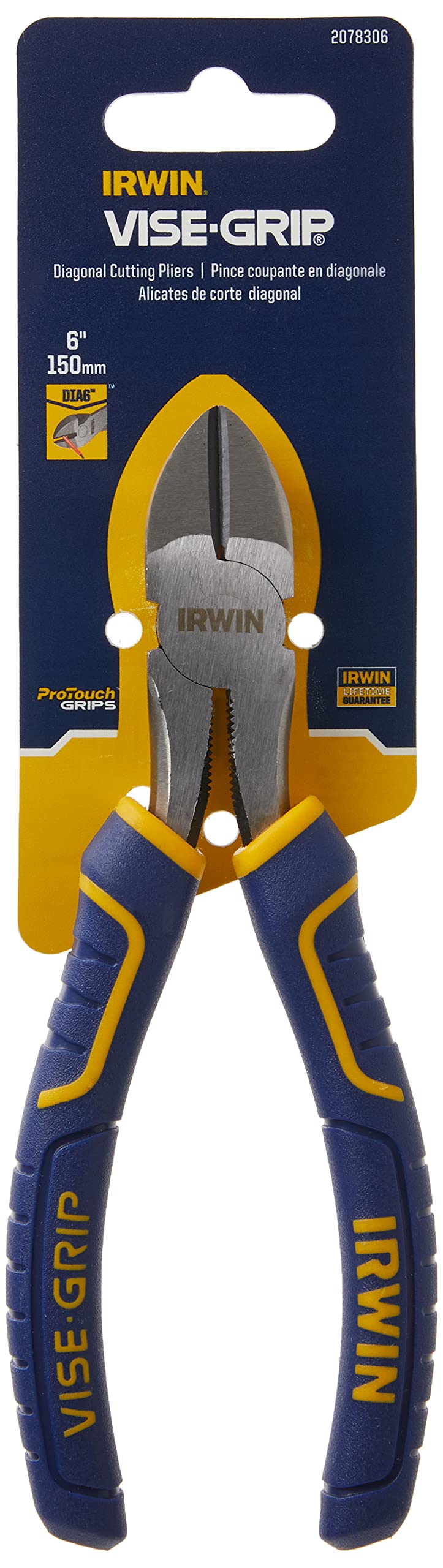 IRWIN VISE-GRIP Diagonal Cutting Pliers, 6-Inch (2078306)