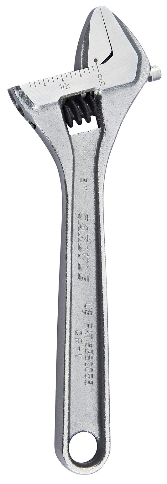 Carlyle Hand Tools Adjustable Wrench - 6" Long