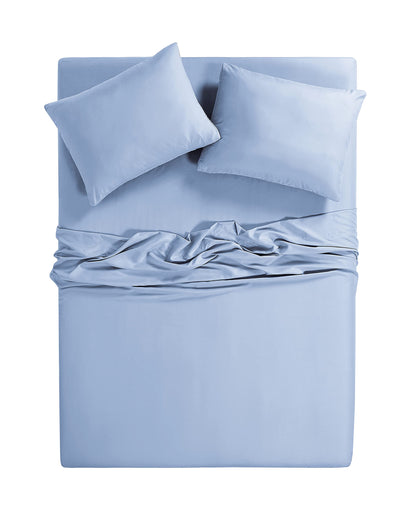 WellBeing 300-Thread-Count Oxywash 4-Piece Sheet Set