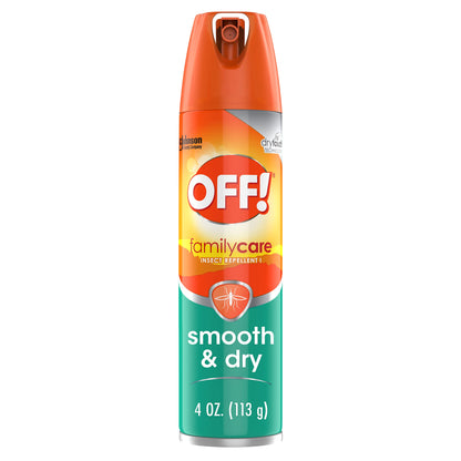 OFF Familycare Smooth and Dry Insect Repellent, 4 Ounce