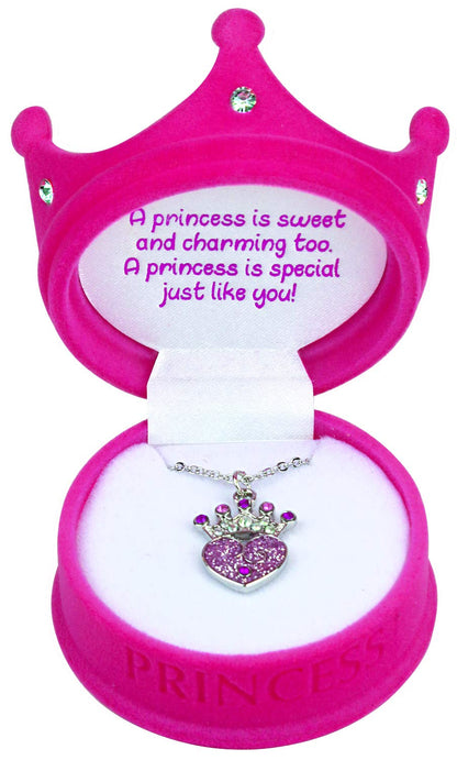 Expressively Yours Princess Sparkling Crown Pendant