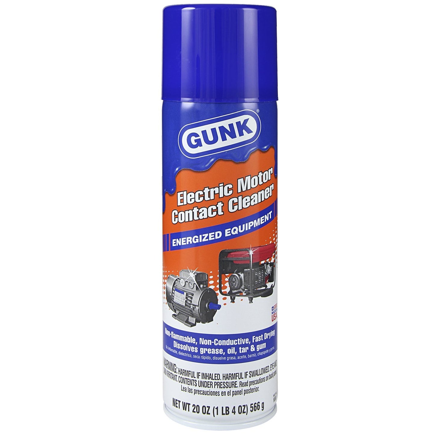 Gunk Electric Motor Contact Cleaner - 20 oz.