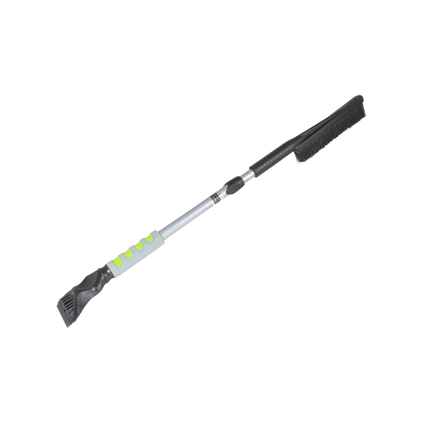 Hopkins Mallory SnoWisp Deluxe Snow Brush with Foam Grip, Grey, with 42" Telescoping Handle