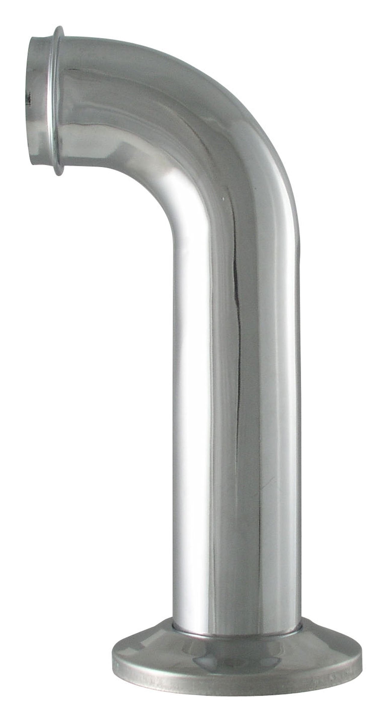 LDR Industries 505 6071 Wall Bend P-Type Kitchen, 1-1/2", Chrome Plated Brass