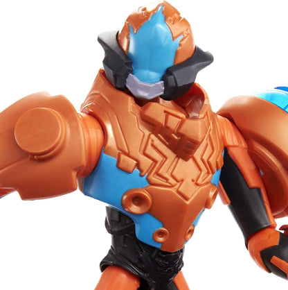 He-Man and the Masters of the Universe Man-at-Arms Large Figure with Accessory Inspired by MOTU Netflix Animated Series, 8.5-in Collectible Toy for Kids Ages 4 Years & Older