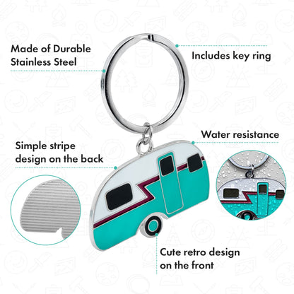 Camping World - Retro Camper Keychain