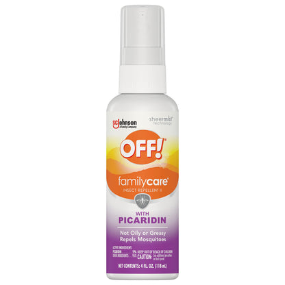 OFF! FamilyCare Insect & Mosquito Repellent Aerosol, Bug Spray Made with Picaridin for Everyday Use, 5 oz