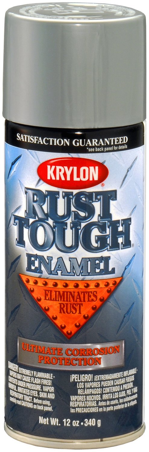 Krylon (K09213007-6 PK) 'Rust Tough' Aluminum Rust Preventive Enamel - 12 oz. Aerosol, (Case of 6)