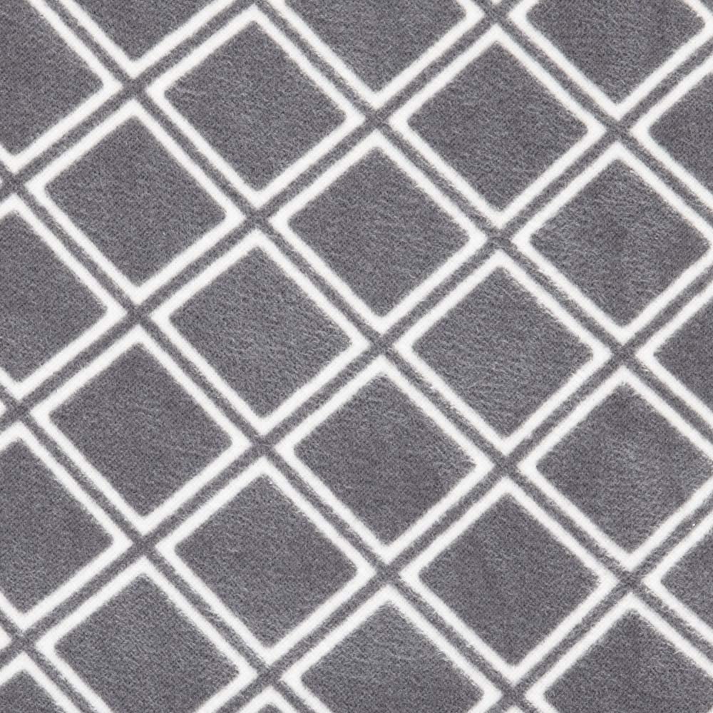 Great Bay Home Printed Velvet Plush Dining Chair Slipcovers. Washable Chair Covers. Summerhill Collection (Set of 2, Grey)