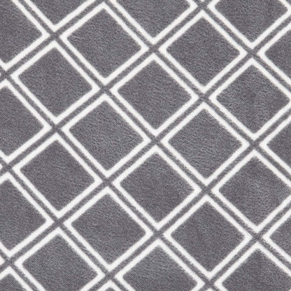 Great Bay Home Printed Velvet Plush Dining Chair Slipcovers. Washable Chair Covers. Summerhill Collection (Set of 2, Grey)