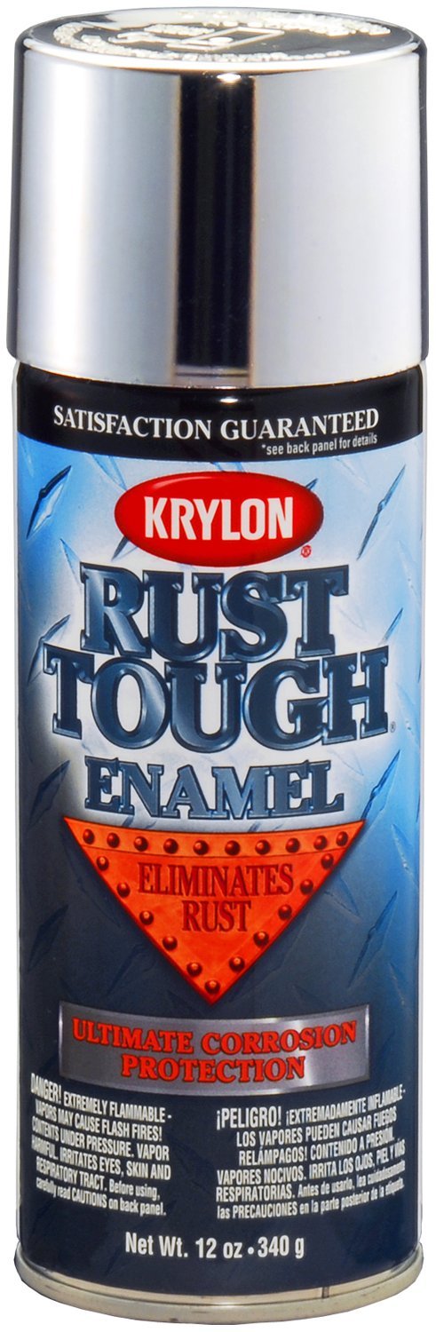 Krylon (K09232007-6 PK) 'Rust Tough' Silver Metallic Rust Preventive Enamel - 12 oz. Aerosol, (Case of 6)