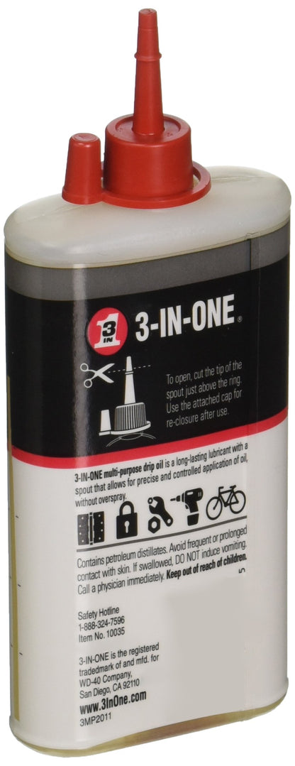 3-In-One Multi-Purpose Oil 3 oz (Pack of 12)