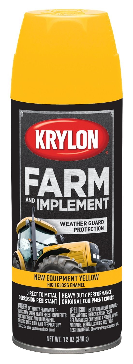 Krylon 1944 Krylon Farm & Implement Paints New Equipment Yellow 12 oz. Aerosol Krylon Farm & Implement Paints