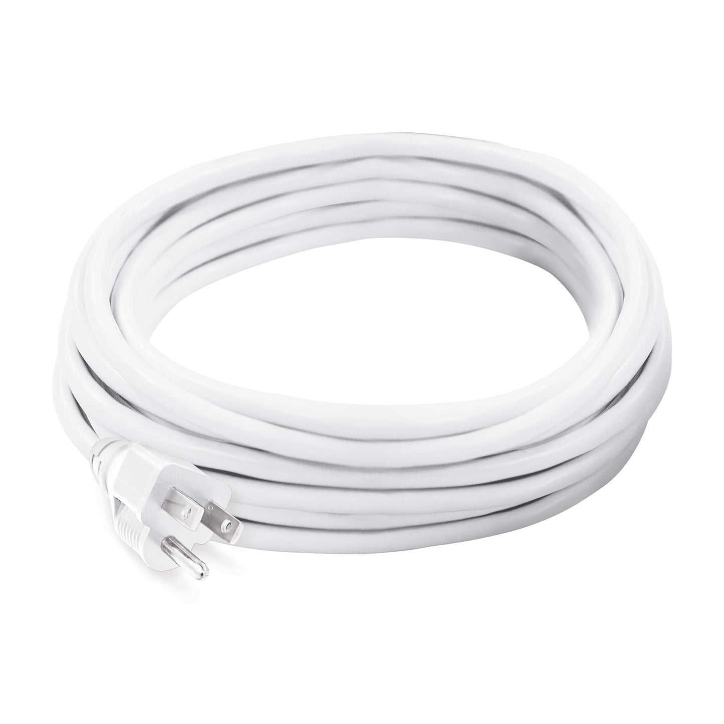 Snow Joe + Sun Joe PJEXT20-163-WHT Vinyl Landscape Outdoor 20-Foot Extension Cord, White