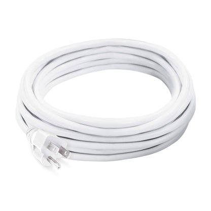 Snow Joe + Sun Joe PJEXT20-163-WHT Vinyl Landscape Outdoor 20-Foot Extension Cord, White