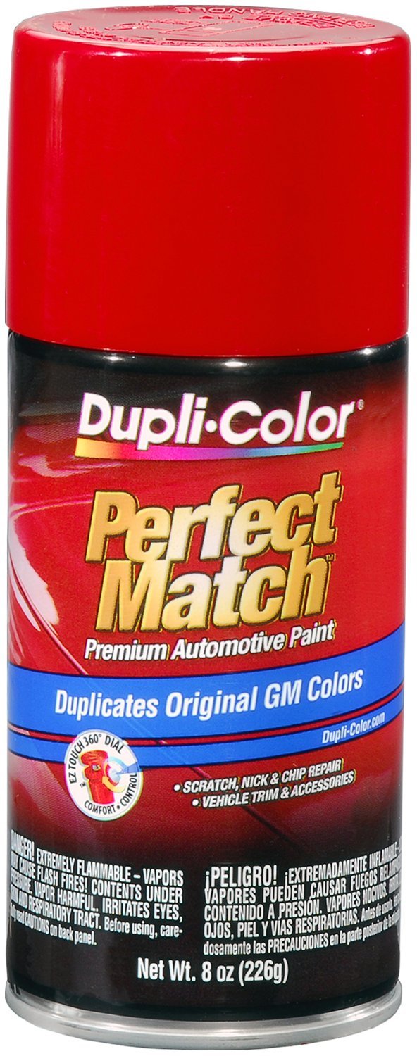 Dupli-Color BGM0398-6 PK (EBGM03987-6 PK) Bright Red General Motors Exact-Match Automotive Paint - 8 oz. Aerosol, (Case of 6)