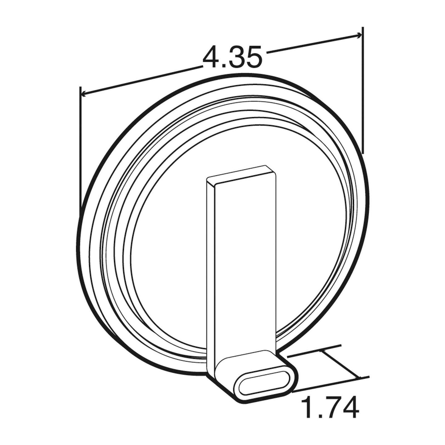 Truck-Lite 44102Y Strobe Lamp Grommet Kit