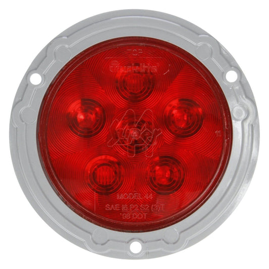 TRUCK-LITE 44322R LED Lamp Super 44 Red Round Stop/Turn/Tail 6 Diode Pattern