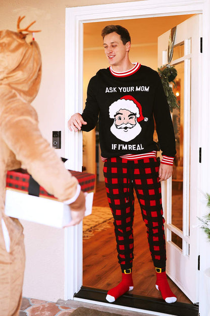 Tipsy Elves Men's Ugly Christmas Sweaters - Funny Christmas Sweaters for Men - Fun Winter Pullovers