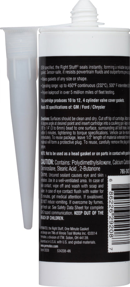 Permatex 29208-6PK The Right Stuff Gasket Maker, 5 oz. (Pack of 6)