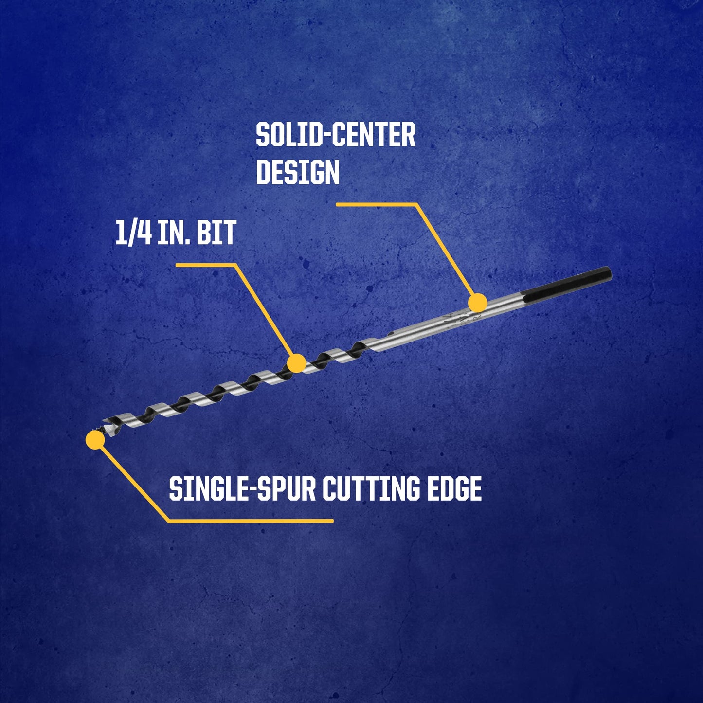 Irwin Tools 49904 Industrial Tools I-100 1/4" Auger Bit