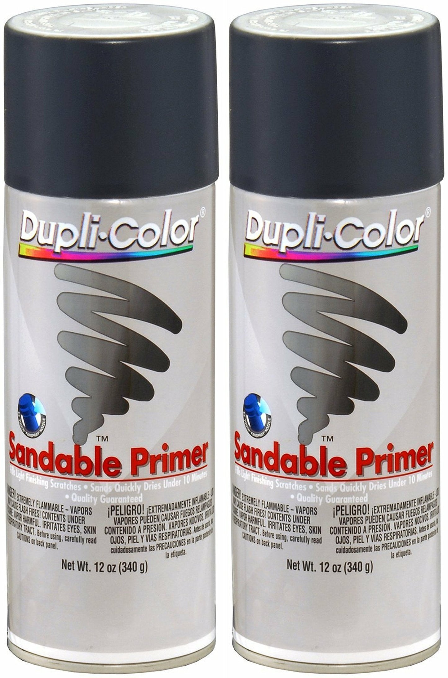 Dupli-Color Sand Able Primer Gray 12 Oz. Aerosol - Lot of 6