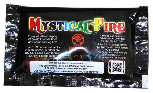 Mystical Fire Flame Colorant Vibrant Long-Lasting Pulsating Flame Color Changer for Indoor or Outdoor Use 0.882 oz. Packets 3 Pack