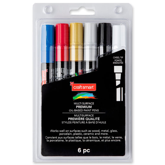 Craft Smart Premium Chisel Tip Oil-Based Paint Pens