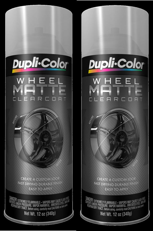 Dupli-Color HWP106 Matte Clearcoat High Performance Wheel Paint - 12 oz. …