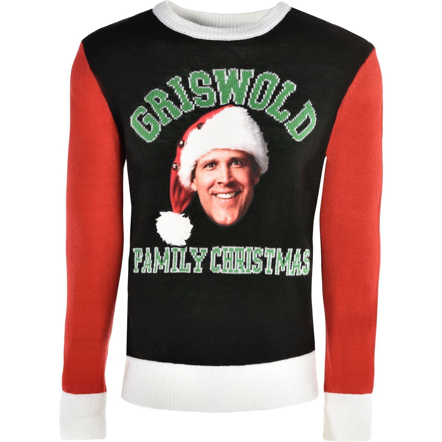 amscan Xmas Vacation Ugly Christmas Sweater for Adults, Small/Medium