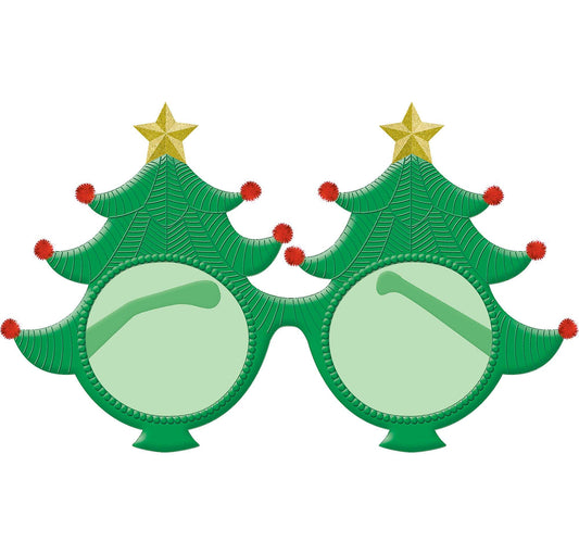 Amscan 392299 Giant Christmas Plastic Tree Eyelasses | Party Favor | 1 piece