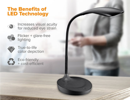 Bostitch Office - Gooseneck LED Desk Lamp