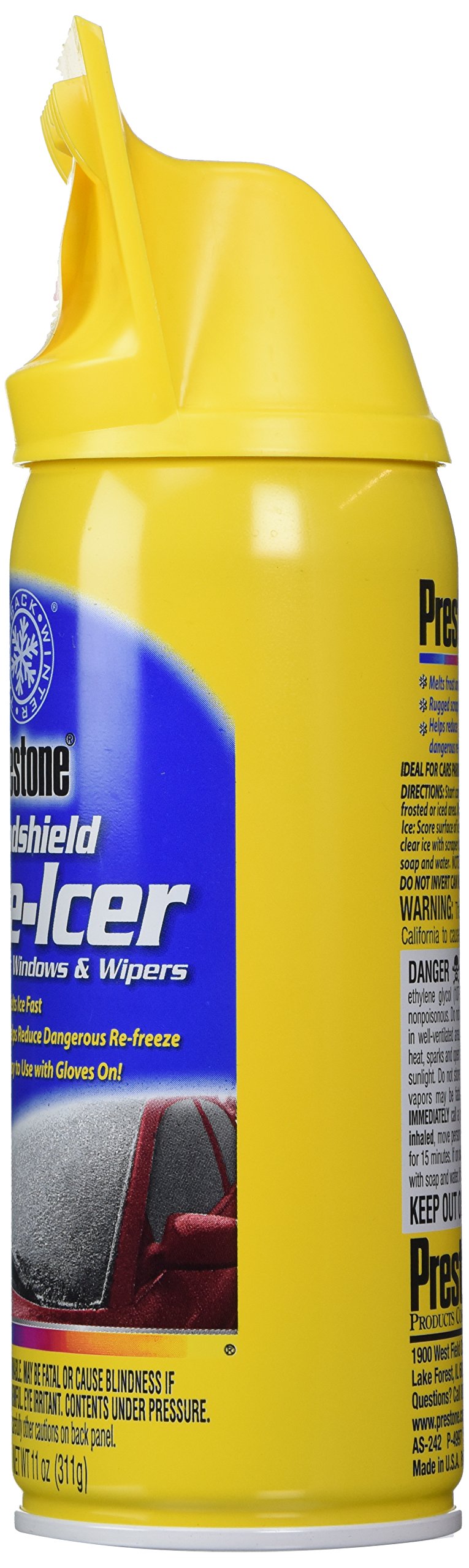 Prestone Windshield De-Icer, 11 oz