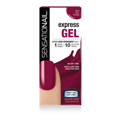 Pacific World Sensationail Express Gel, Red Your Profile (1 ct)