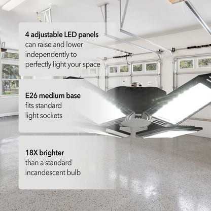 GT-Lite 15,000 Lumen LED 4-Panel Bulb E26 5K