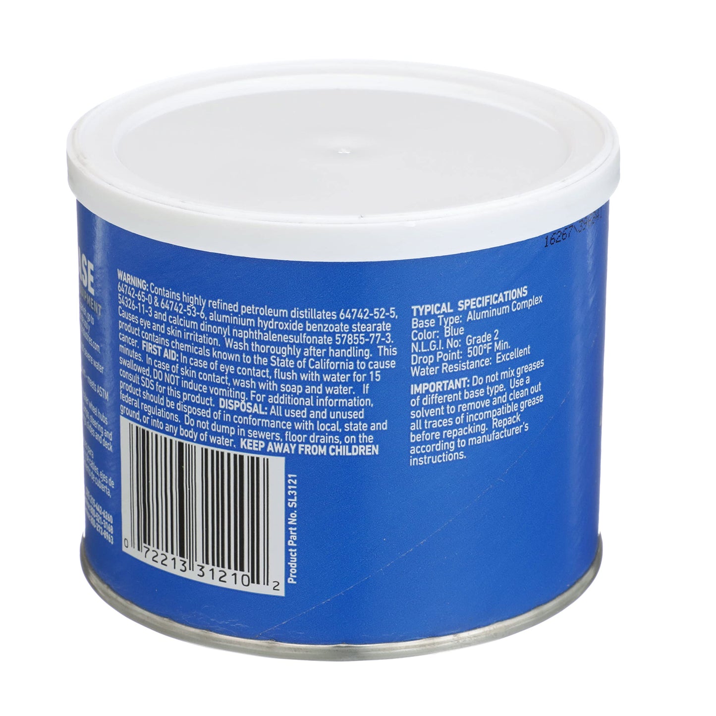 Sta-Lube SL3121 Water-Resistant Marine Grease - 14 oz. Tub , Blue