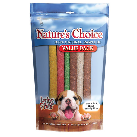 Loving Pets Nature's Choice 100-Percent Natural Rawhide