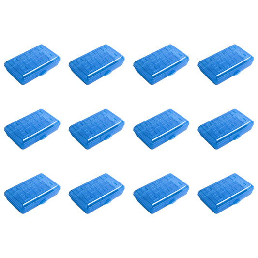 Sterilite 17224812 Small Pencil Box, Splash Tint, 12-Pack