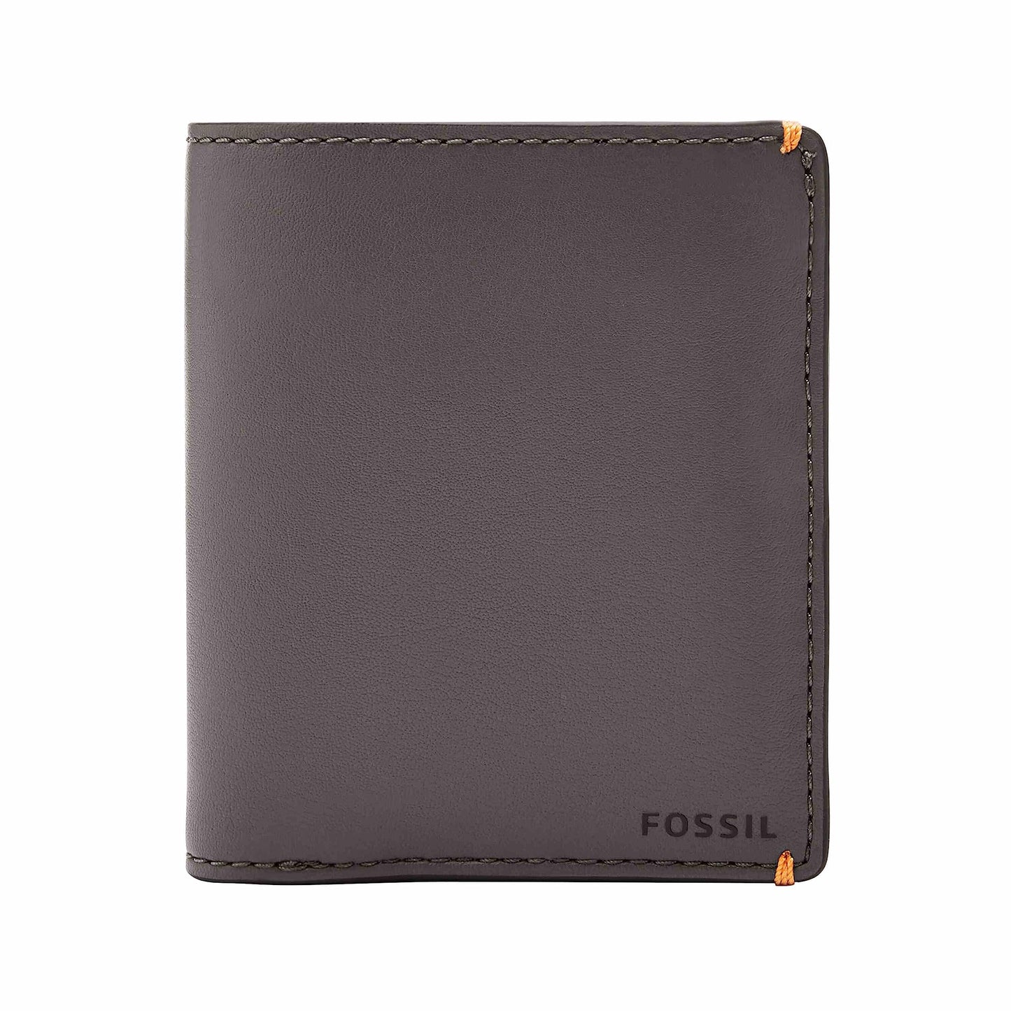 Fossil PU Mens Two Fold Wallet(Free Size, Grey), GREY, Casual