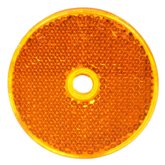 Truck-Lite 52A 2" Round Yellow Reflector