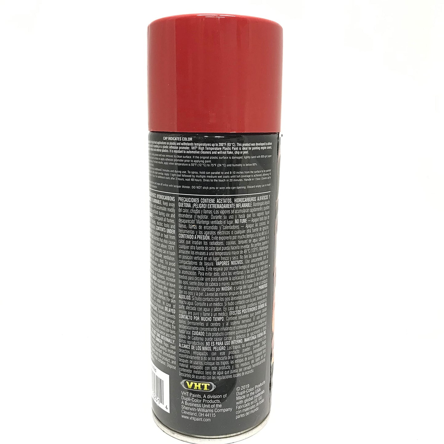 VHT SP821 Red High Temperature Plastic Paint, 11oz - 6 PACK