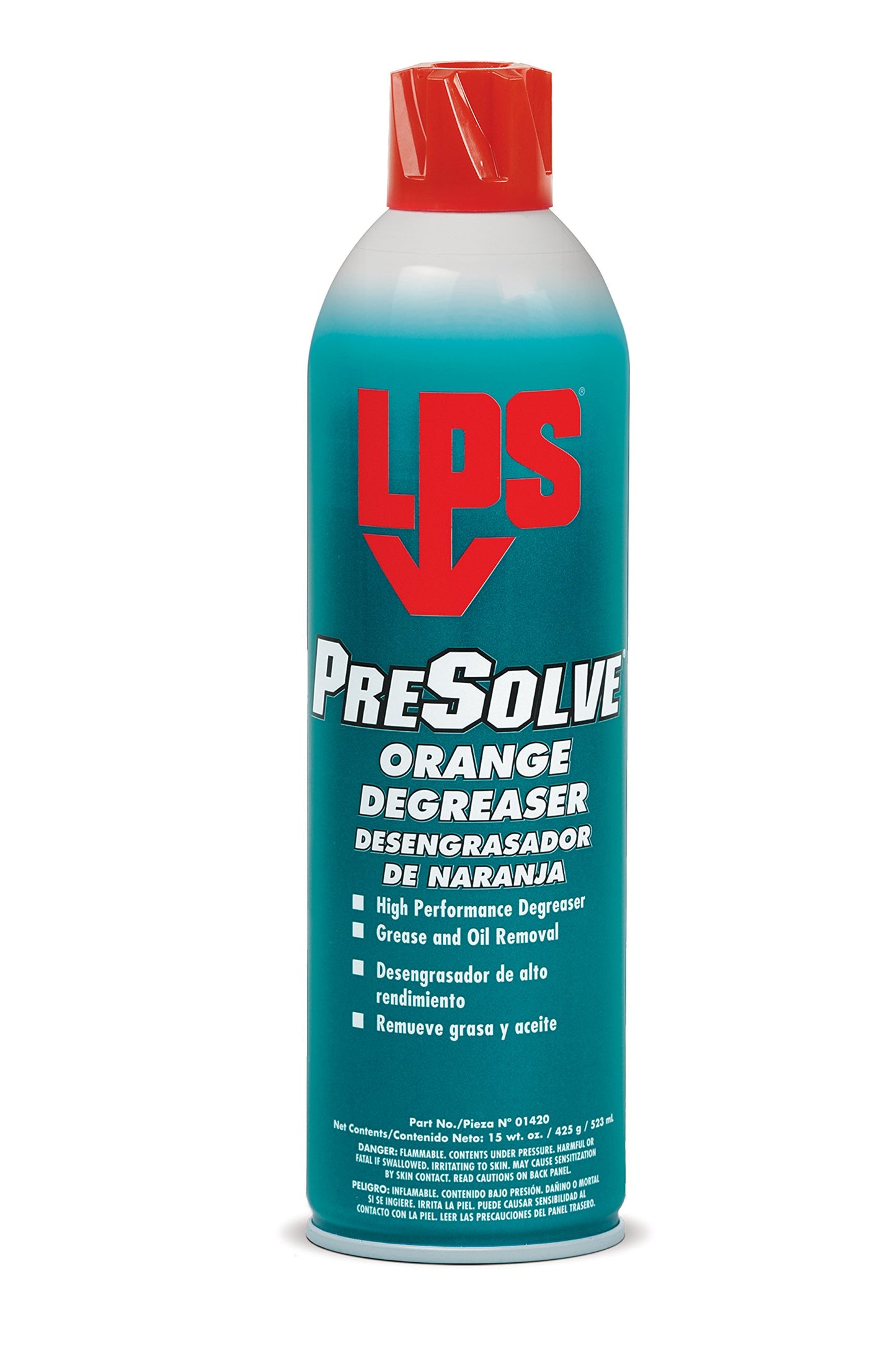 LPS-1420 PreSolve Orange Degreaser, 15 oz Aerosol (Pack of 12)