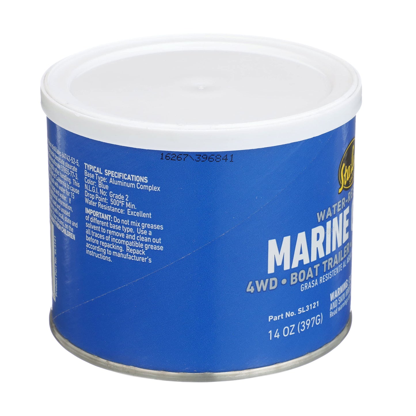 Sta-Lube SL3121 Water-Resistant Marine Grease - 14 oz. Tub , Blue