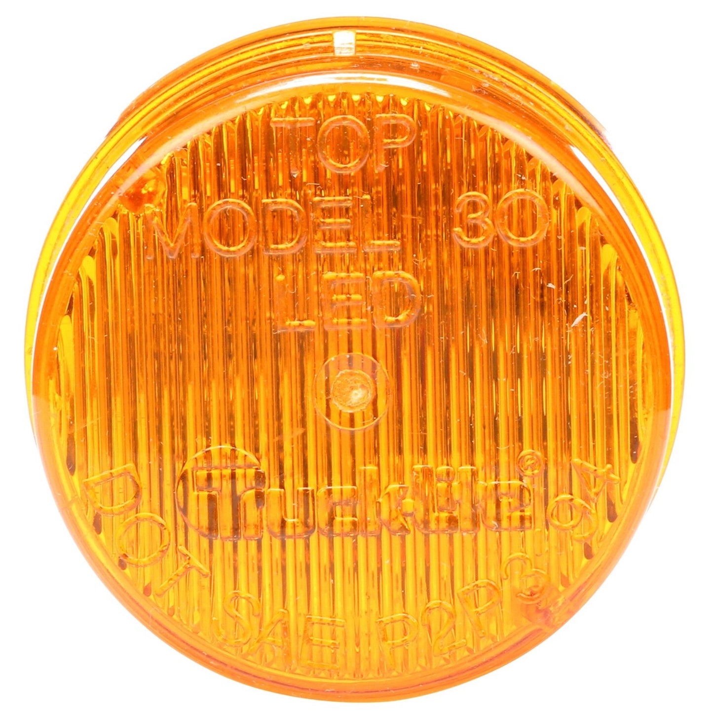 Truck-Lite 30286Y Self-Flashing LED Strobe Light (30 Series, 3 Diode, Round Yellow, Fit 'N Forget M/C, 12V)