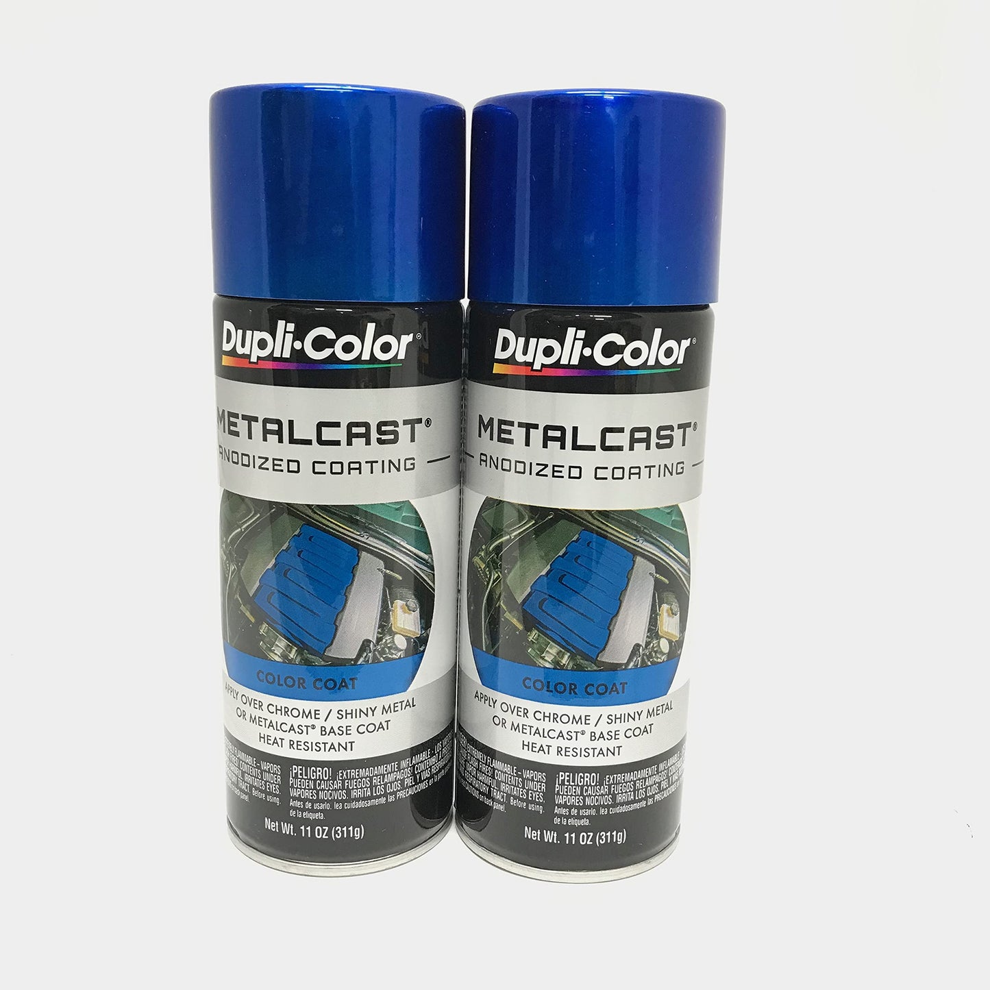 Dupli-Color MC201 Blue Metal Cast Anodized Color - 11 oz.- 2 PACK 11 Ounces