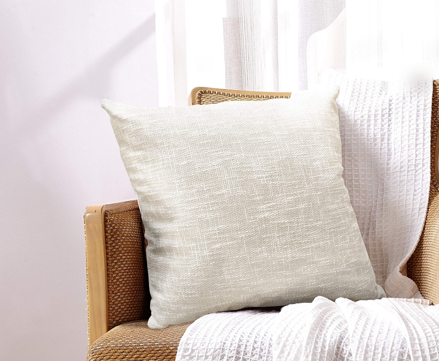 A1 HOME COLLECTIONS Faux Linen Decorative Pillow