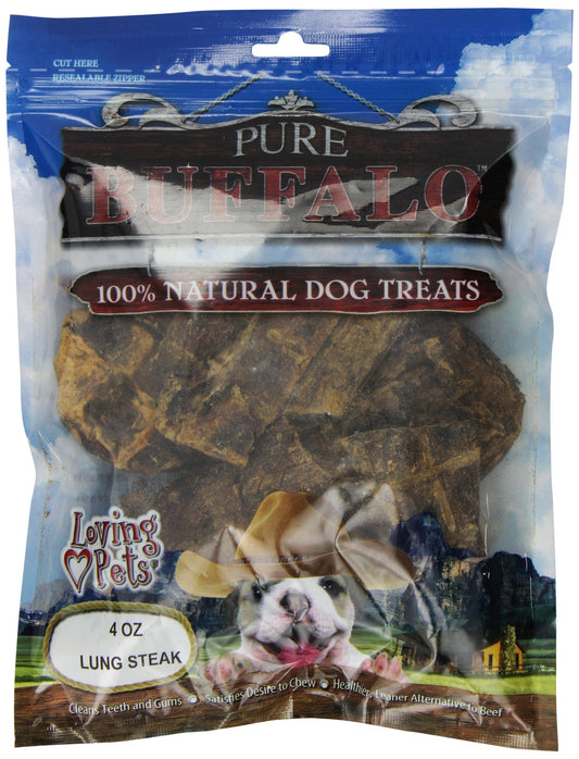 Loving Pets Pure Buffalo Lung Steaks