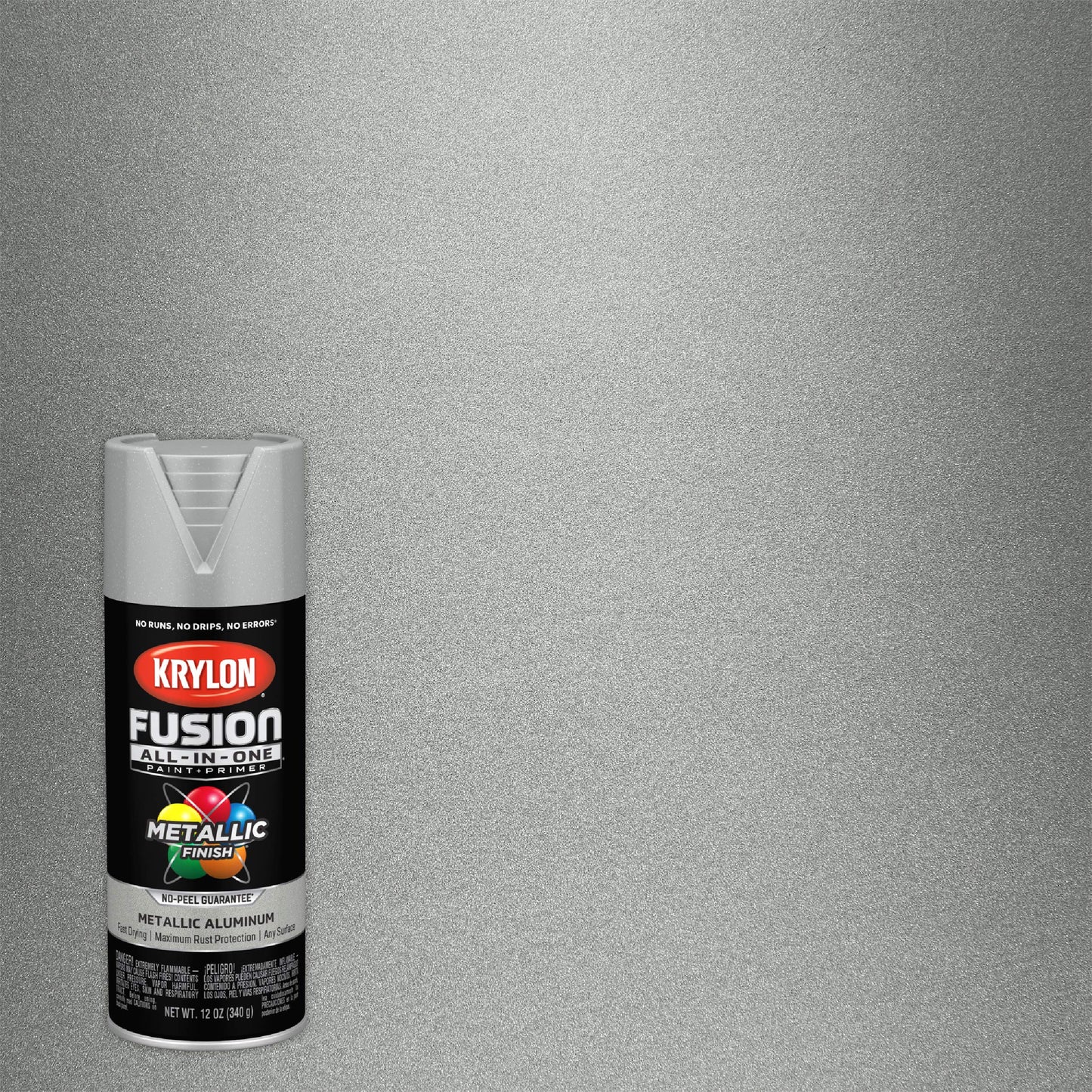 Krylon K02727007 White Fusion All-In-One Paint & Primer Spray Paint, Gloss