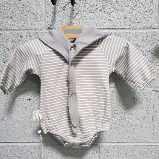 Dolphinhouse Baby Bodysuit, Gray